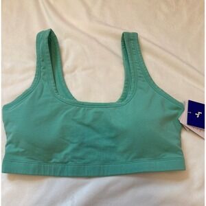 JoyLab Womens Turquoise Green Athletic Bra Built-In Shelf Removable Pads XL
